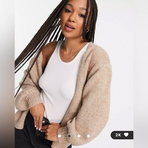 Topshop Chunky Cardigan